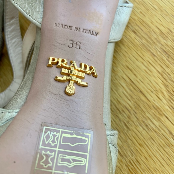Vintage PRADA Milano Heels EU 36 / US 5.5 - Picture 6 of 6